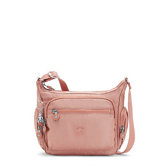 Kipling Gabbie Small Metallic Crossbodytassen Roze | BE 1142MQ